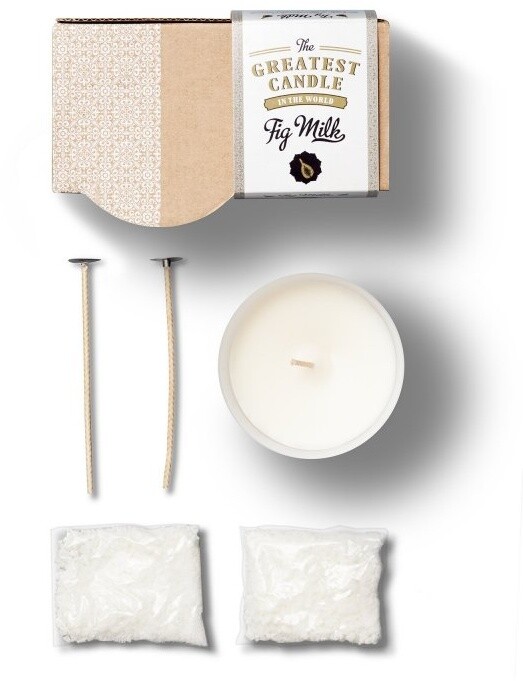 Svíčka a náplň (2x) The Greatest Candle, Sada - vyrob si doma, fík, 130 g_1581097224