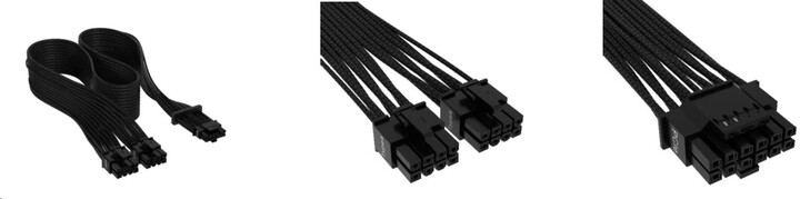 Corsair Premium Individually Sleeved 12+4pin PCIe Gen 5 12VHPWR 600W cable, Type 4, BLACK_1815554686
