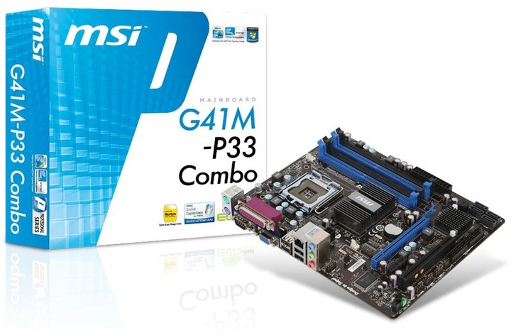 MSI G41M-P33 Combo, Bulk - Intel G41_597751091