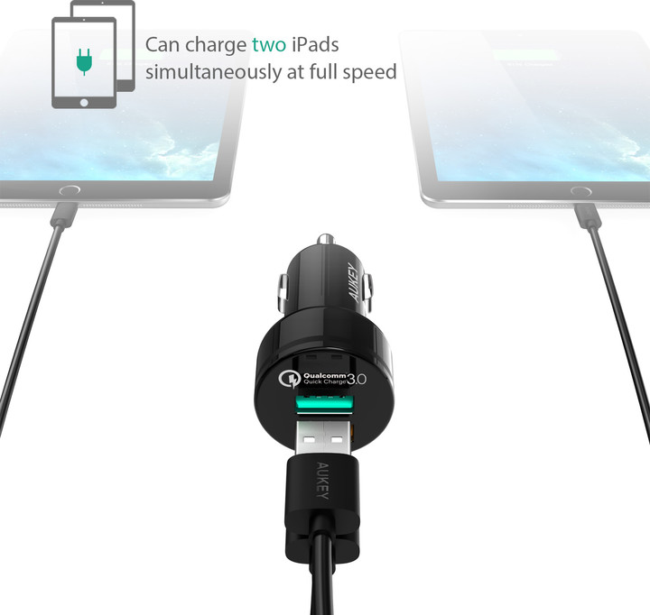 Aukey 2-Port 33W Car Charger_1113758735