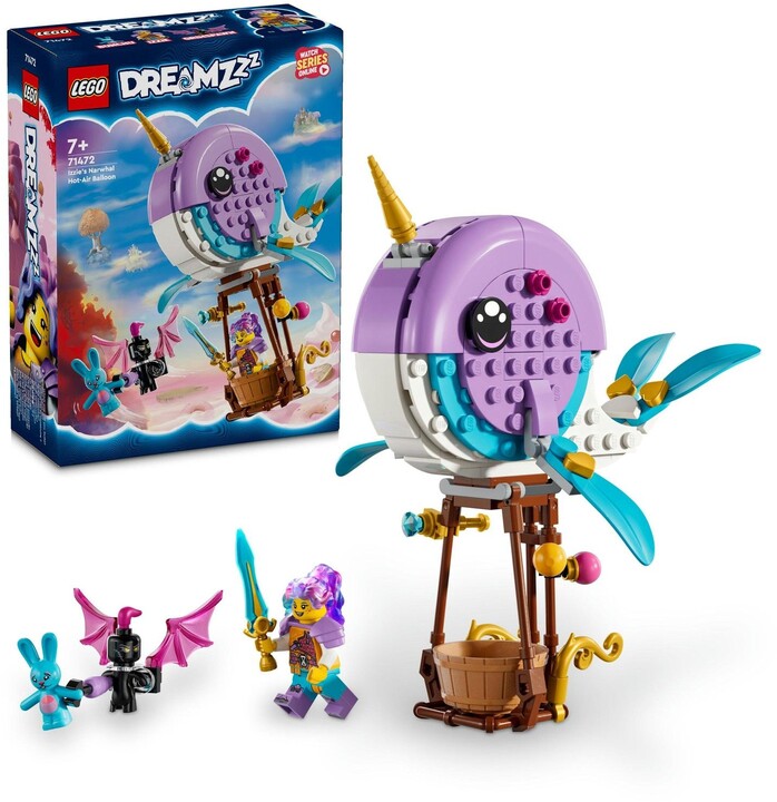 LEGO® DREAMZzz™ 71472 Izzie a její horkovzdušný balón ve tvaru narvala_970873751