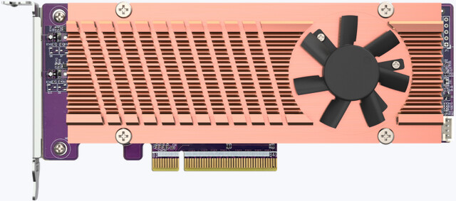 QNAP QM2-2P-384A - pro disky 2x SSD M.2 22110/2280 PCIe, (Gen3 x4)_57991722