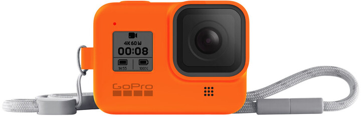 GoPro Sleeve + Lanyard (HERO8 Black) oranžový_62363996