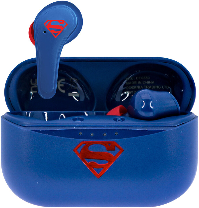 OTL Technologies Superman TWS bluetooth, modrá_637071117