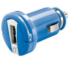 CellularLine mini autonabíječka s USB, 1A, modrá_1783999136