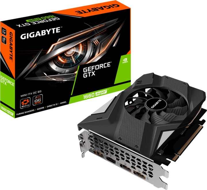 GIGABYTE GeForce GTX 1660 SUPER MINI ITX OC 6G, 6GB GDDR6_1049271862