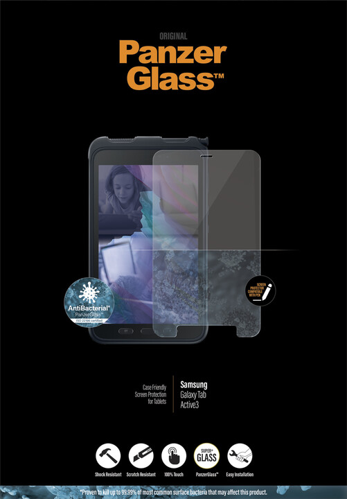 PanzerGlass ochranné sklo Edge-to-Edge pro Samsung Galaxy Tab Active 3, čirá_369767632