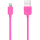 Remax USB datový kabel s lightning konektorem pro iPhone 5/6, 1m, růžová