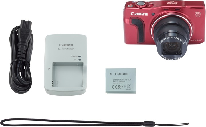 Canon PowerShot SX700 HS, červená_310409719