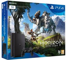 PlayStation 4 Slim, 1TB, černá + Horizon Zero Dawn_299456003