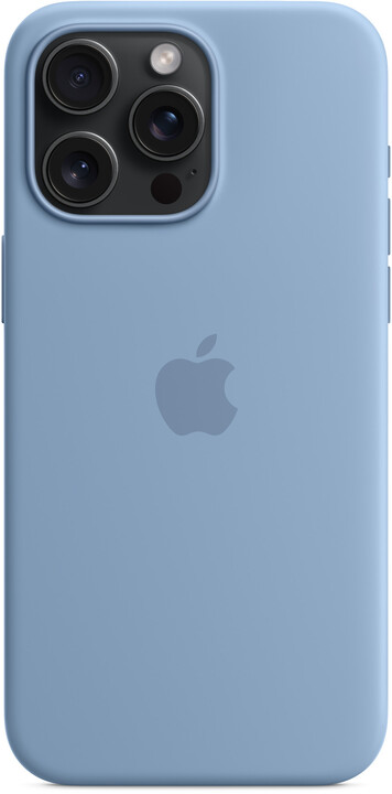 Apple Silikonový kryt s MagSafe pro iPhone 15 Pro Max, ledově modrá_750484855
