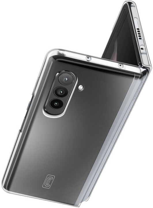Cellularline zadní kryt s ochranným rámečkem Clear Duo pro Samsung Galaxy Z Fold5, čirá_1410444229
