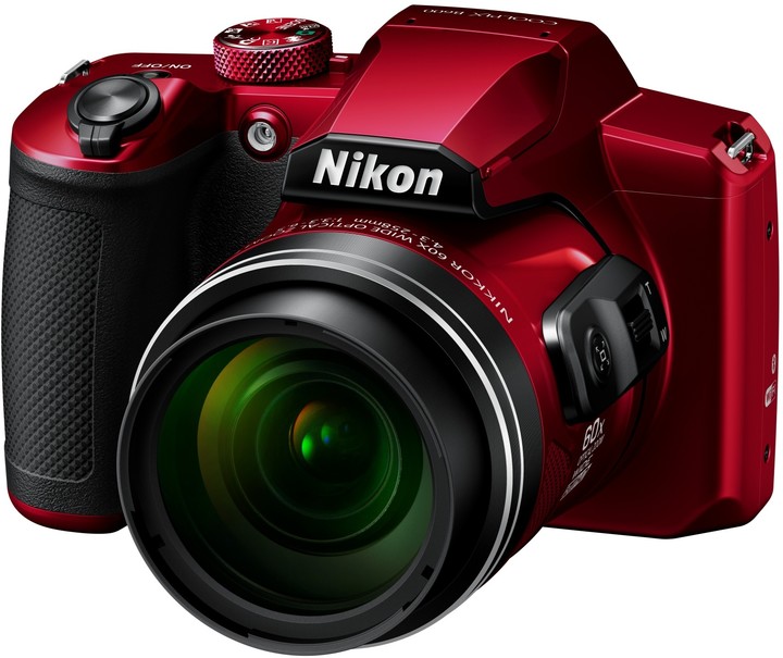Nikon Coolpix B600, červená + brašna_203485722