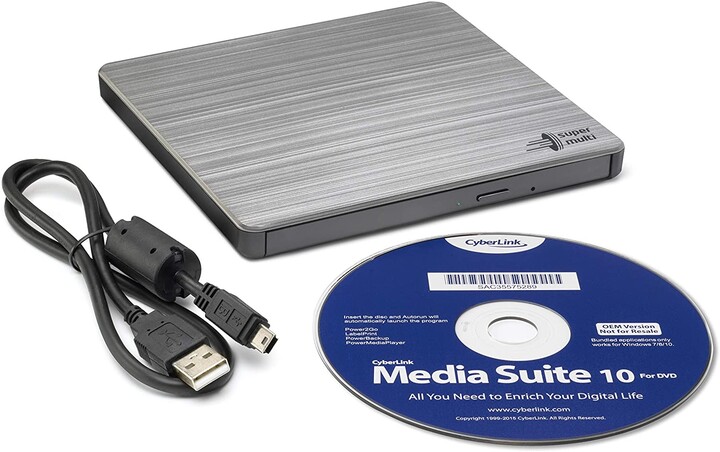 Hitachi GP60NS60 externí, M-Disc, USB, stříbrná_115509906