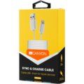 Canyon kabel Lightning - USB 2.0, 1m, bílá_56752475