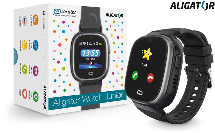 Aligator Watch Junior GPS černé_428121512