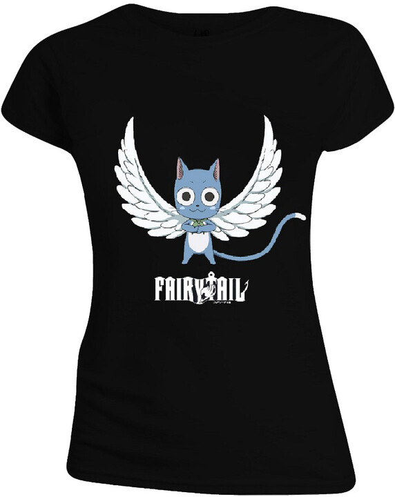 Tričko Fairy Tail - Happy Angel, dámské (XL)_1398144628