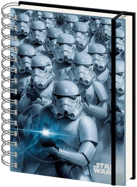 Zápisník Star Wars - 3D Stormtroopers, kroužková vazba (A5)_567921159