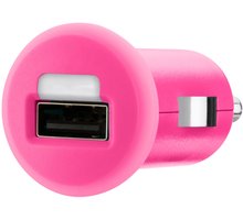Belkin USB micro nabíječka MIXIT do autozásuvky 1x1A, růžová_797705329