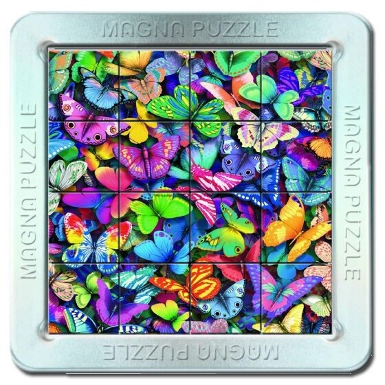 Puzzle Piatnik Motýli, magnetické, 3D, 16 dílků_365865317