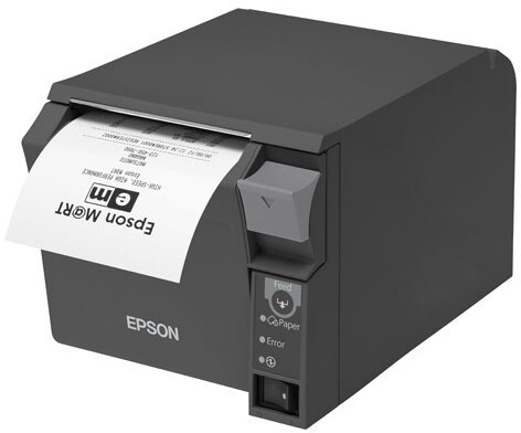 Epson TM-T70II, serial+USB, zdroj, tmavá