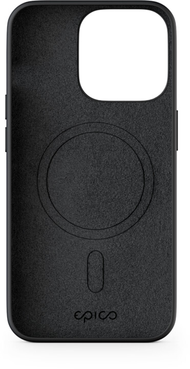 EPICO silikonový kryt pro iPhone 14 Plus s podporou uchycení MagSafe, černá_1626252084