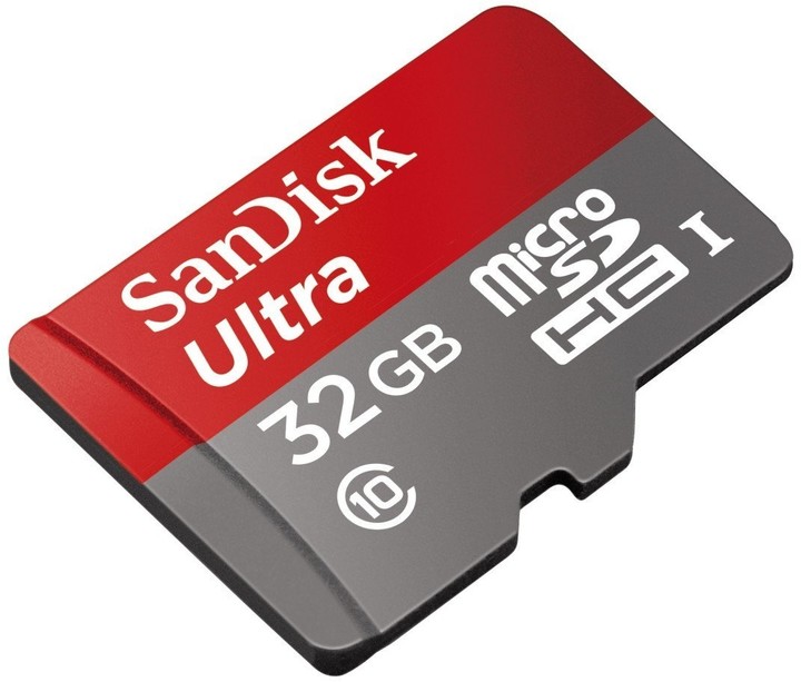 SanDisk Micro SDHC UltraAndroid Class 10 32GB + adaptér_946424329