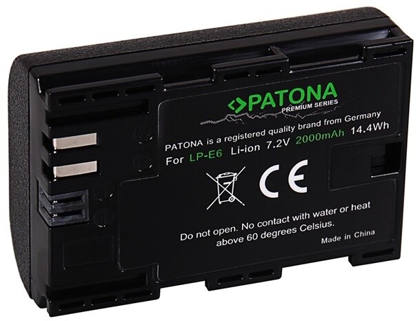 Patona baterie pro Canon LP-E6 2000mAh_563728819