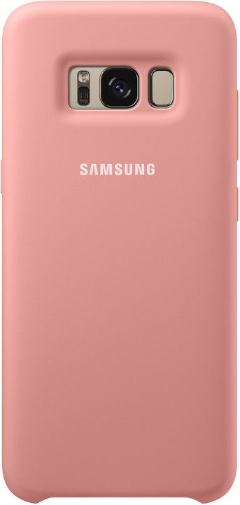 Samsung S8 silikonový zadní kryt, růžová_1500288013