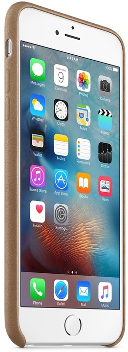 Apple iPhone 6s Plus Leather Case, tmavě hnědá_1203579350