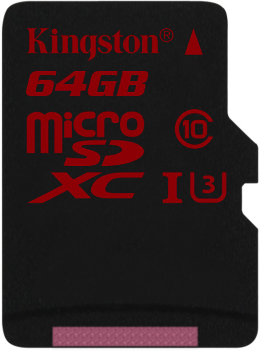 Kingston Micro SDXC 64GB Class 10 UHS-I U3_1328615834