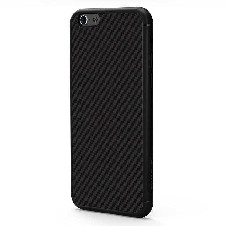 Nillkin Synthetic Fiber Ochranný Zadní Kryt Carbon Black pro iPhone 6/6S_1170254138