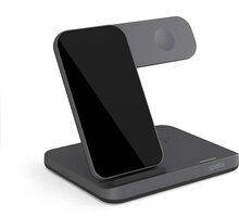 Spello by Epico bezdrátový nabíjecí stojánek 3v1 pro Samsung, černá 9915101300222
