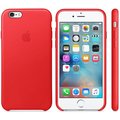 Apple iPhone 6 / 6s Leather Case, červená_1653664048