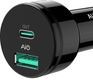 Aukey 2 Port USB-C Car Charger with Power Delivery 2.0_352169763