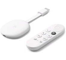 Google Chromecast 4 s Google TV 4K, bílá GA01919-US