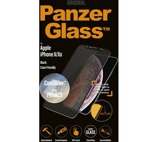 PanzerGlass Edge-to-Edge Privacy pro Apple iPhone X/Xs s CamSlider, černá_419176153