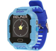 Helmer LK 708 dětské hodinky s GPS lokátorem s možností volání, vodotěsné, nárazuvzdorné, modré O2 TV HBO a Sport Pack na dva měsíce