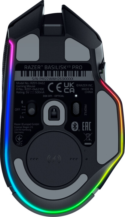 Razer Mouse Dock Pro + Wireless Charging Puck Bundle, kompatibilní s Basilisk V3 Pro_1814320513