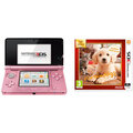 Nintendo 3DS, růžová + Nintendogs+Cats: Golden Retriever_467627575