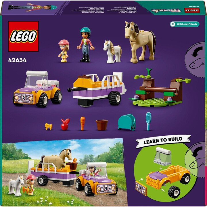 LEGO® Friends 42634 Přívěs s koněm a poníkem_1355559972