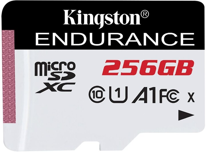 Kingston Endurance Micro Secure Digital (SDXC) 256GB, bílá_1808668909