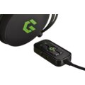 CZC.Gaming Dragon, herní sluchátka, černá/zelená