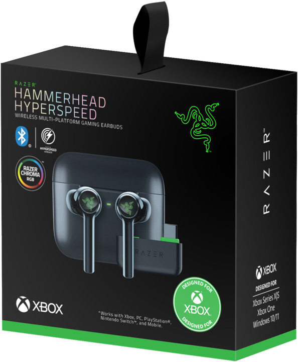 Razer Hammerhead HyperSpeed (Xbox Licensed), černá_1915420219