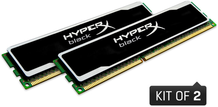 Kingston HyperX black 4GB (2x2GB) DDR3 1600 XMP_1245604118