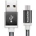 ADATA Micro USB kabel pletený, 1m, černý_1674919336