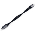 Satechi plochý kabel USB-C - USB-C Gen 2, 0.24m, šedá_1966297059