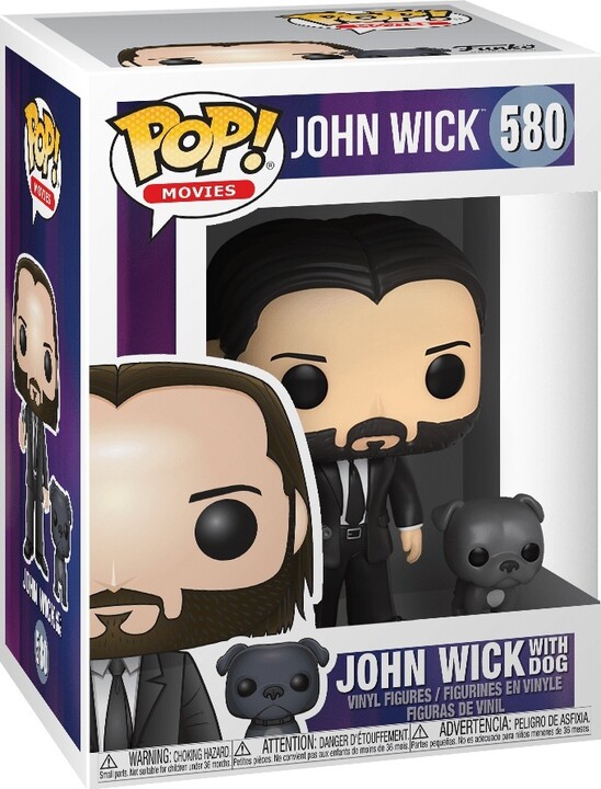 Figurka Funko POP! John Wick - John Wick in Black Suit with Dog_865046156