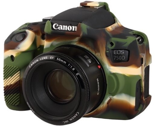 Easy Cover silikonový obal pro Canon 750D, camouflage_1977721036