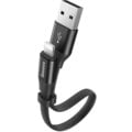Baseus nabíjecí / datový kabel Nimble Series USB-A - Lightning, plochý, 23cm, černá